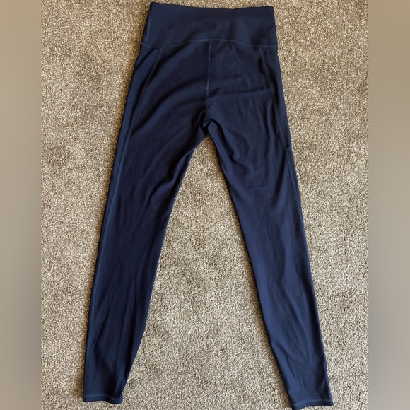 Under Armour HeatGear Navy Leggings - Picture 3 of 6